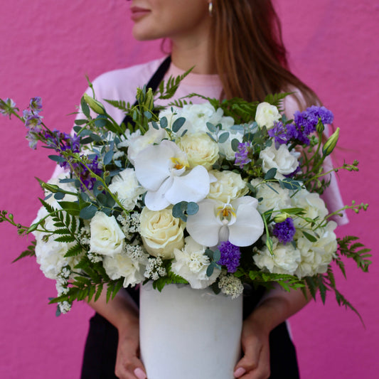 Lucie flower arrangement Pacific Heights San Francisco florist