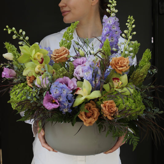 Emerald Wave flower arrangement Beverly Hills Los Angeles florist
