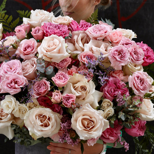 Rosy Garden flower arrangement Beverly Hills Los Angeles florist