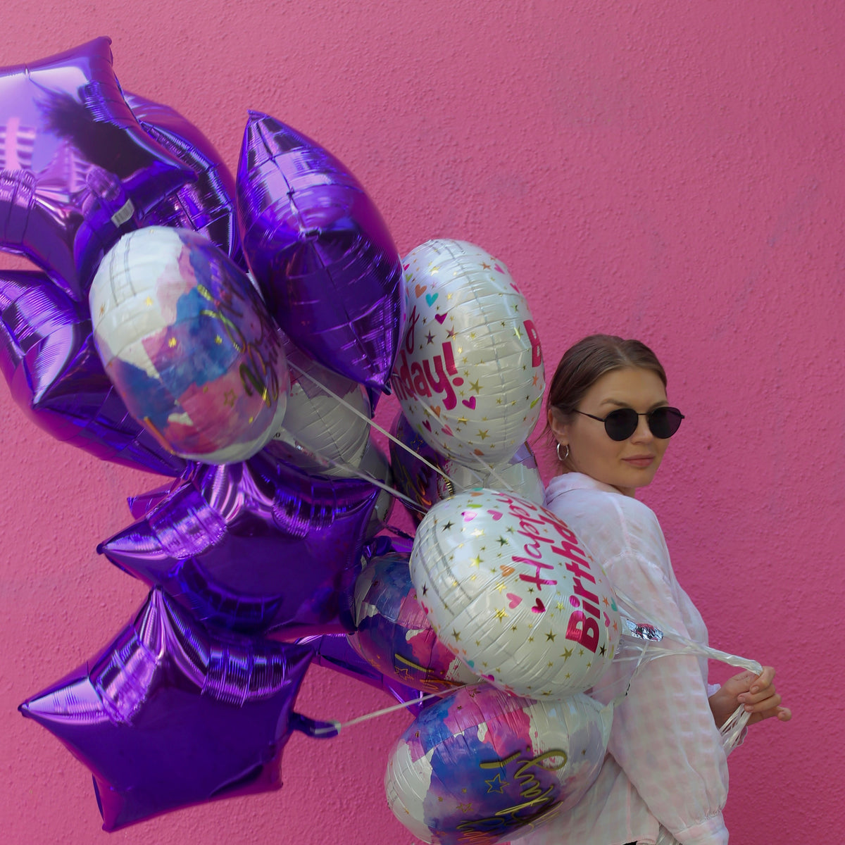 Balloons - Los Angeles Florist - Pink Clover