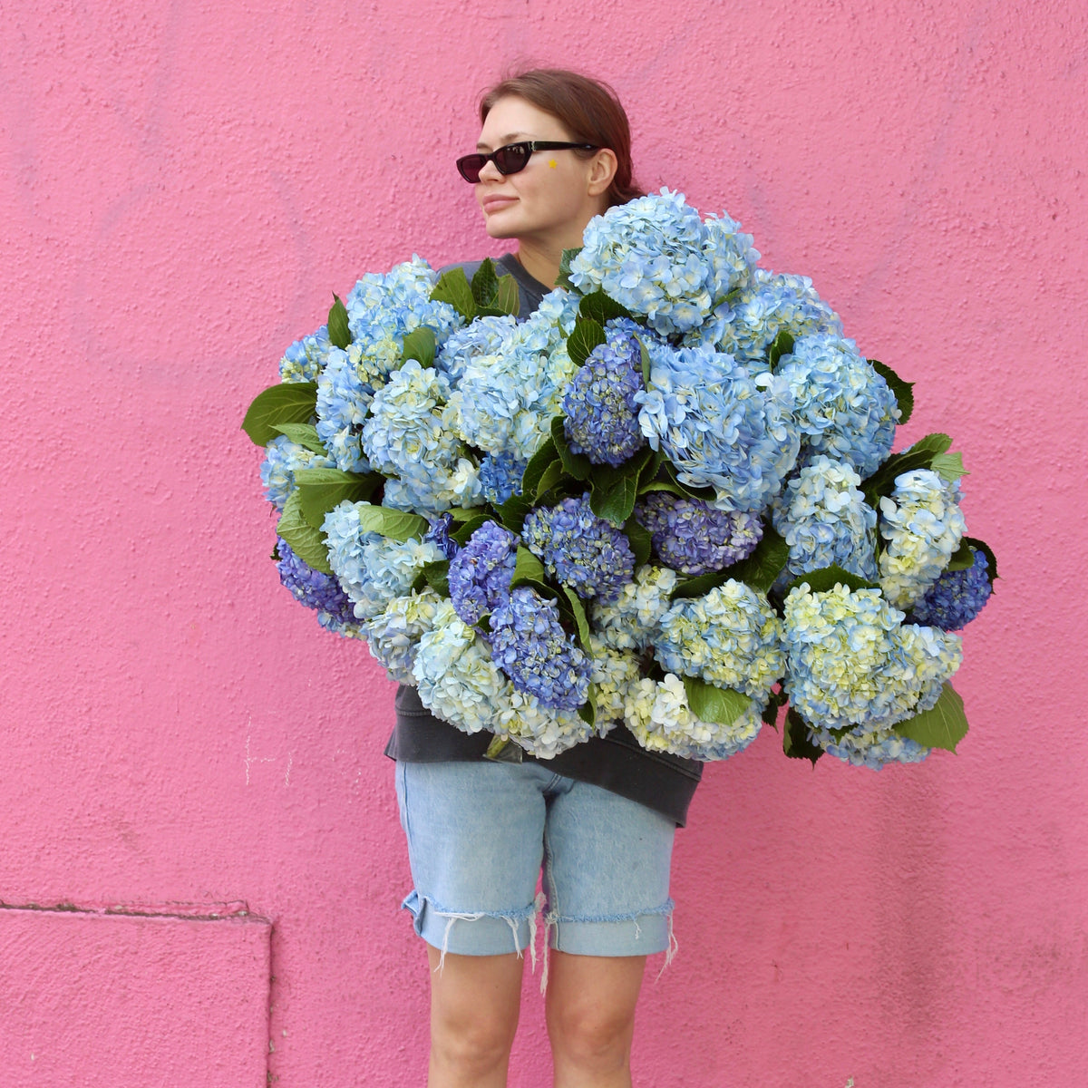 Sapphire Dreams flower arrangement Beverly Hills Los Angeles florist
