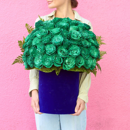 Emerald roses same-day delivery Los Angeles