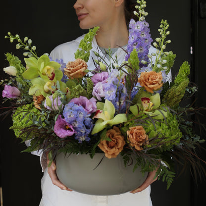 Emerald Wave flower arrangement Beverly Hills Los Angeles florist