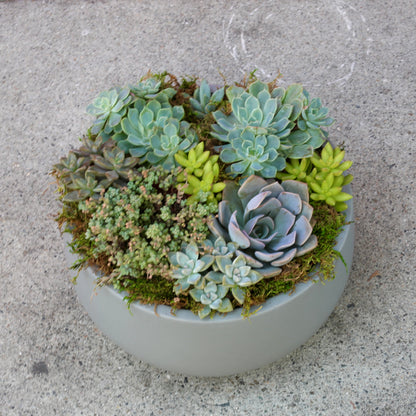 Green Garden bouquet roses Beverly Hills florist Pink Clover