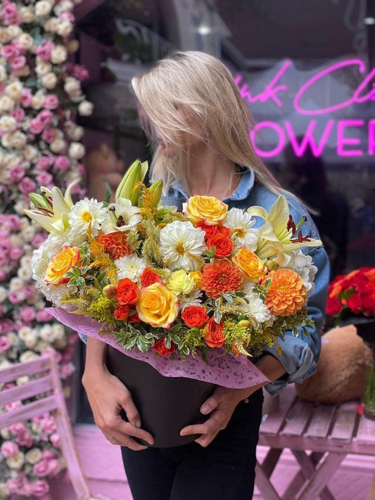 Amelita lilies roses same-day delivery Los Angeles