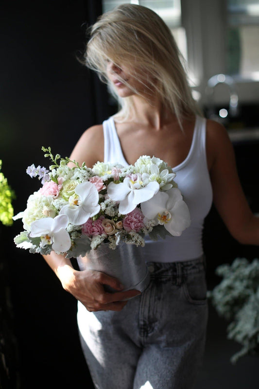 Christa roses chrysanthemums same-day delivery Los Angeles