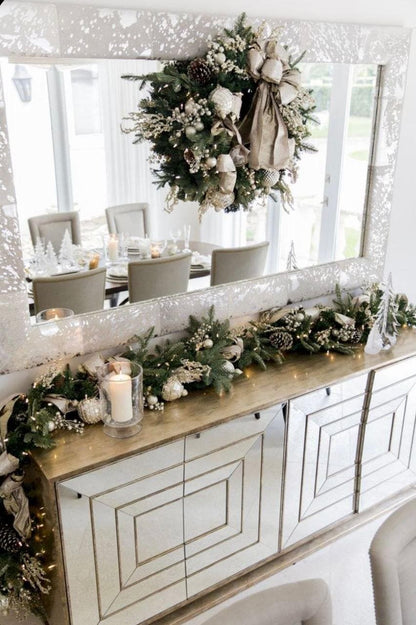 Christmas floral decoration roses same-day delivery Los Angeles