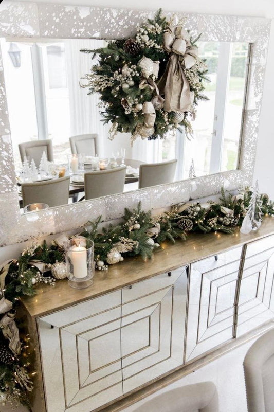 Christmas floral decoration roses same-day delivery Los Angeles