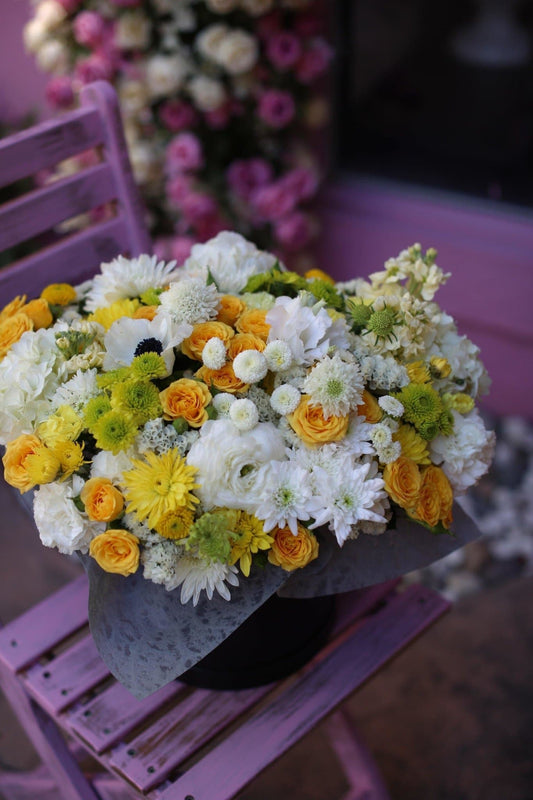 Evangeline flower arrangement Beverly Hills Los Angeles florist