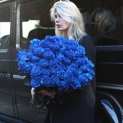 Blue Roses roses same-day delivery Los Angeles