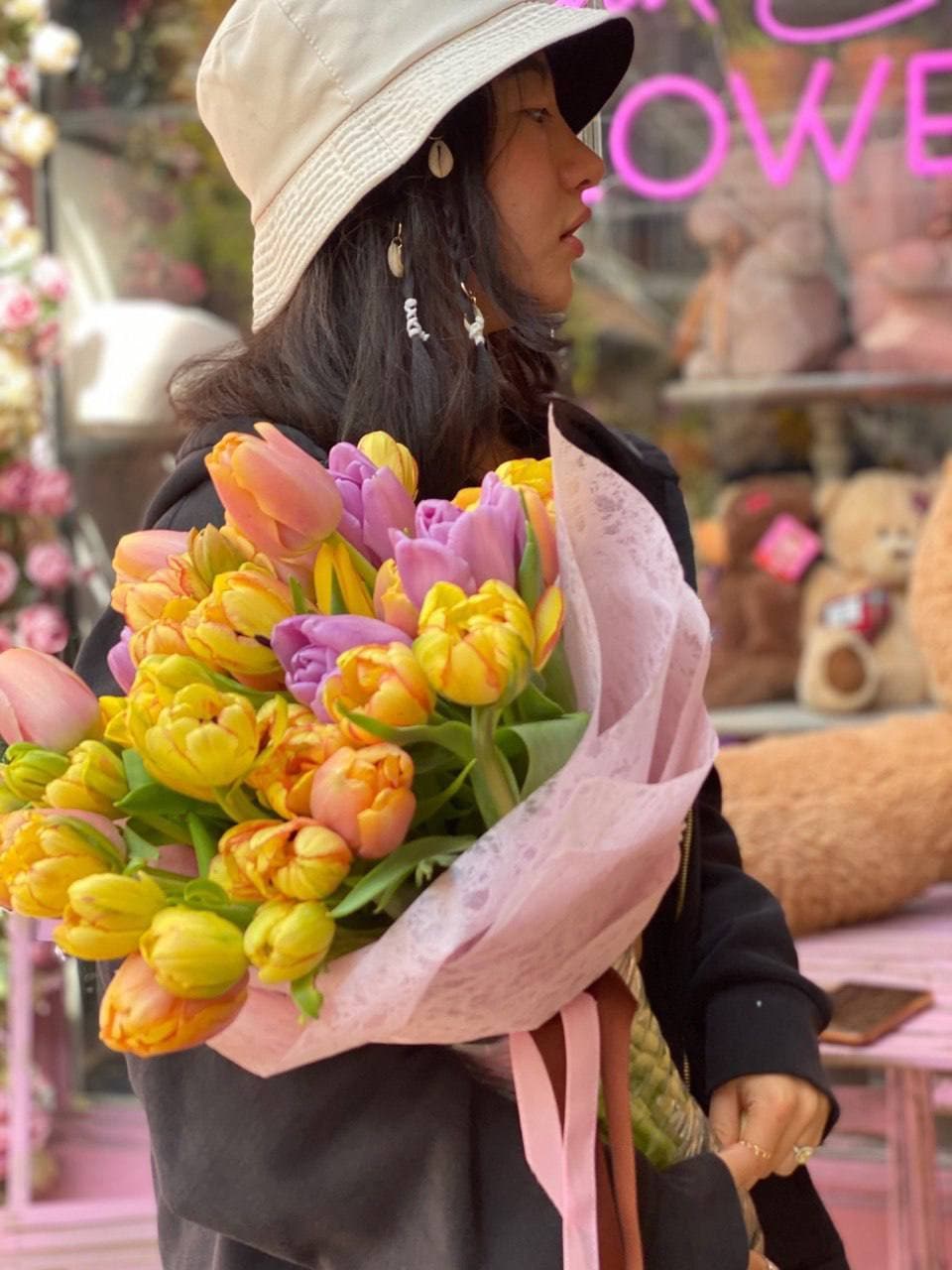 Hazel flower arrangement Beverly Hills Los Angeles florist