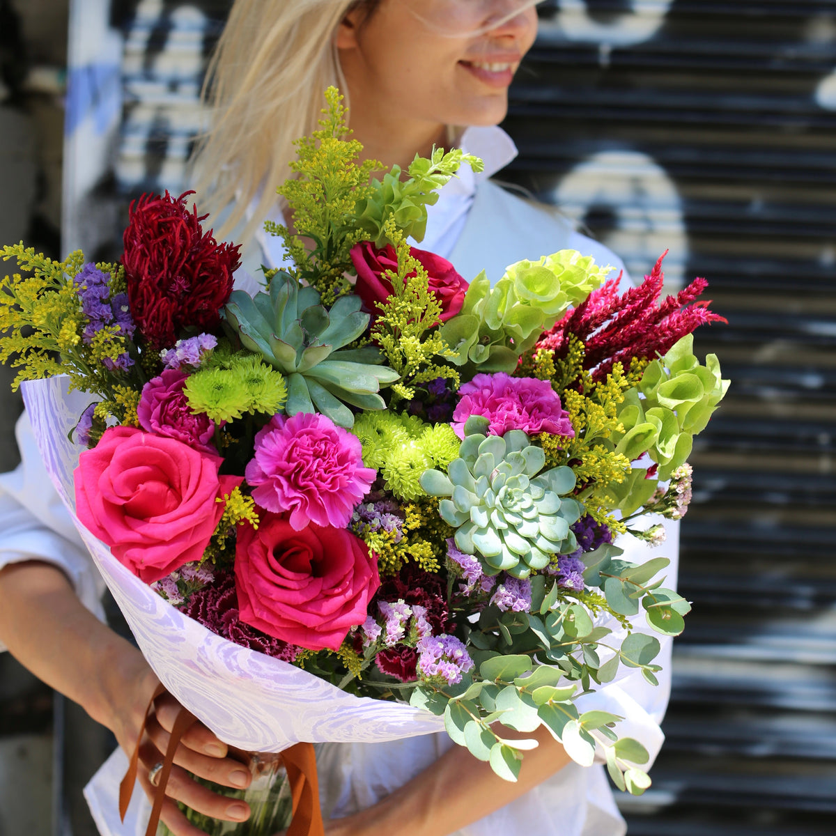 Laura flower arrangement Beverly Hills Los Angeles florist