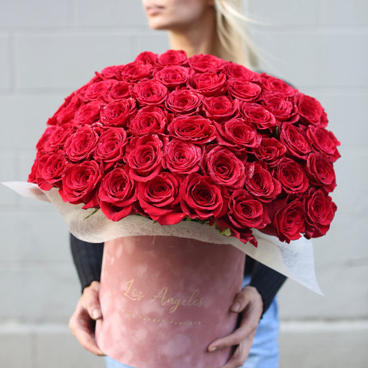 Cherry Red roses same-day delivery San Francisco