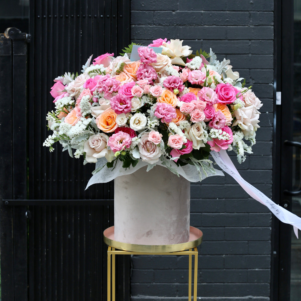Pink Cloud flower arrangement Pacific Heights San Francisco florist