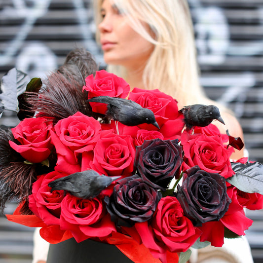Raven Rose flower arrangement Beverly Hills Los Angeles florist