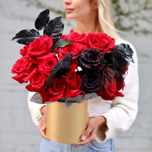 Midnight Bloom roses same-day delivery Los Angeles