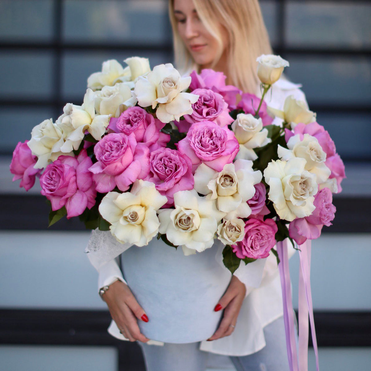 Paris roses same-day delivery Los Angeles