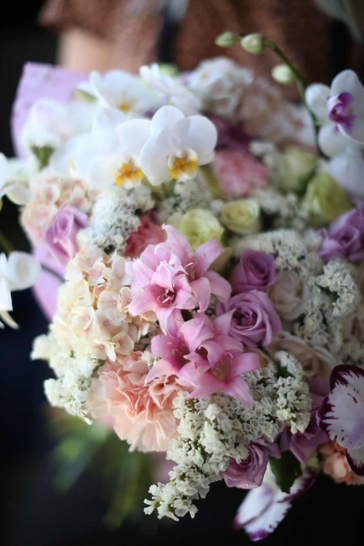 Jacqueline flower arrangement Beverly Hills Los Angeles florist