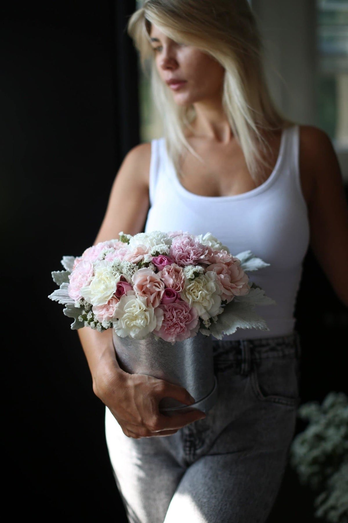 Marie flower arrangement Pacific Heights San Francisco florist