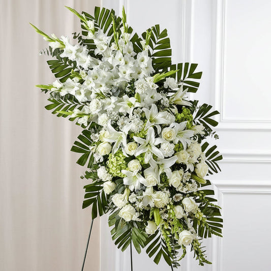 Sympathy spray roses same-day delivery Los Angeles